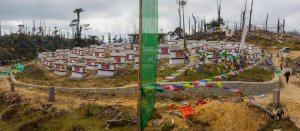 108 stupa at Mandala Dirang