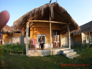 Yagdarsil cottage in kalambari A bamboo one room cottage in yagdarsil in Majuli