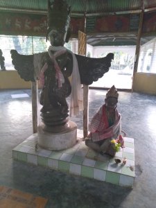 Statues at sastra majuli