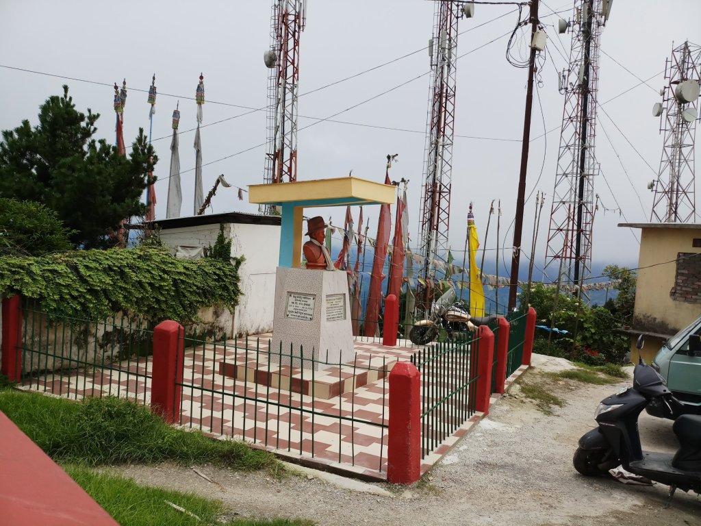 Outside the Durpin Monastery in kamlimpong