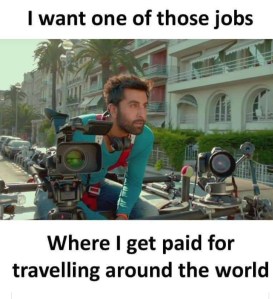 Travel Quote from one of the movie of Rabbit kapoor